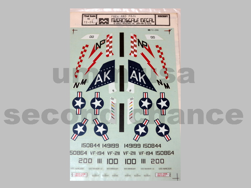 MS72-246 F8Es And F8Js (SCH) 1/72